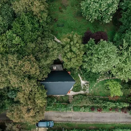 Erdo Lelke Vendeghaz: Mesebeli, Erdoszeli Fahaz Panoramaval Alpehytte Nagymaros