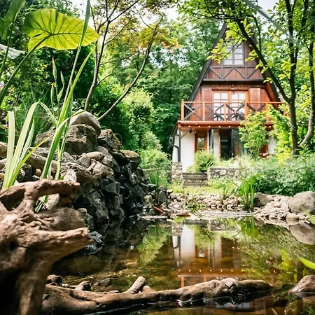 Chalet Erdo Lelke Vendeghaz: Mesebeli, Erdoszeli Fahaz Panoramaval Nagymaros